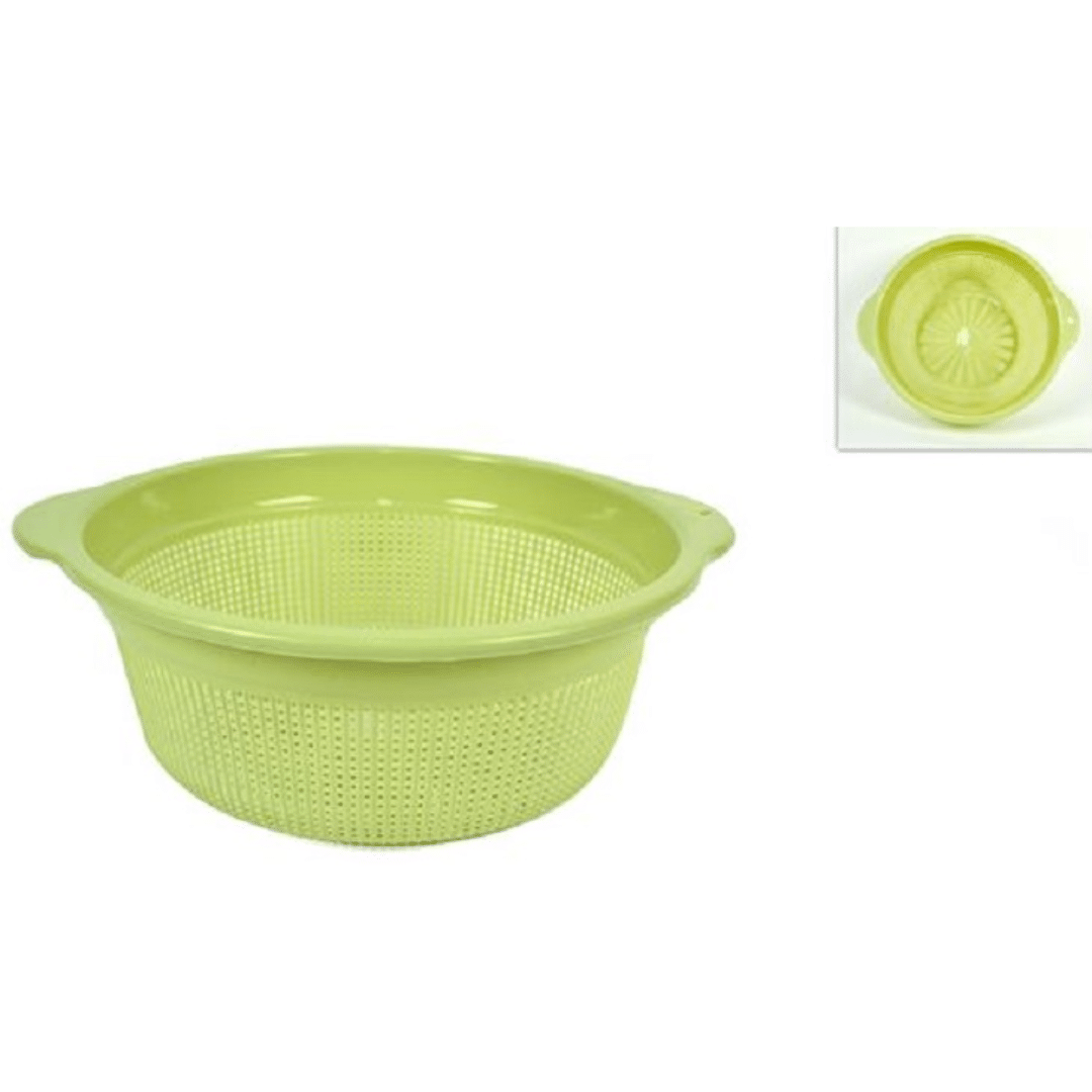 Σουρωτήρι Λαχανικών Πλαστικό Πράσινο 31x31x11cm Art.RO007442 Welkhome
