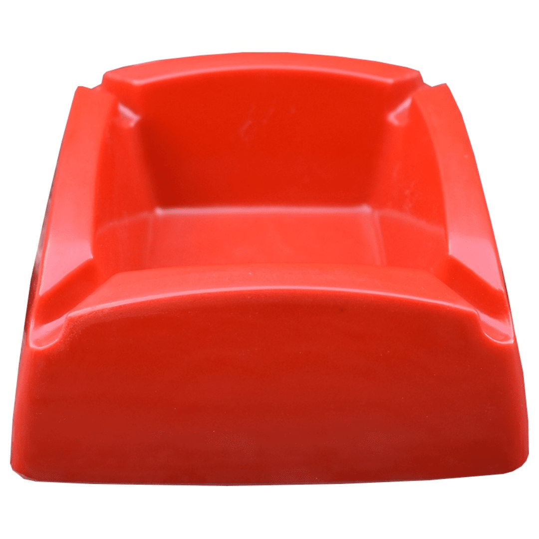 Τασάκι Πλαστικό Τετράγωνο 1 Tεμ. Κόκκινο 11,5Χ11,5Χ4cm 2018265 Welkhome