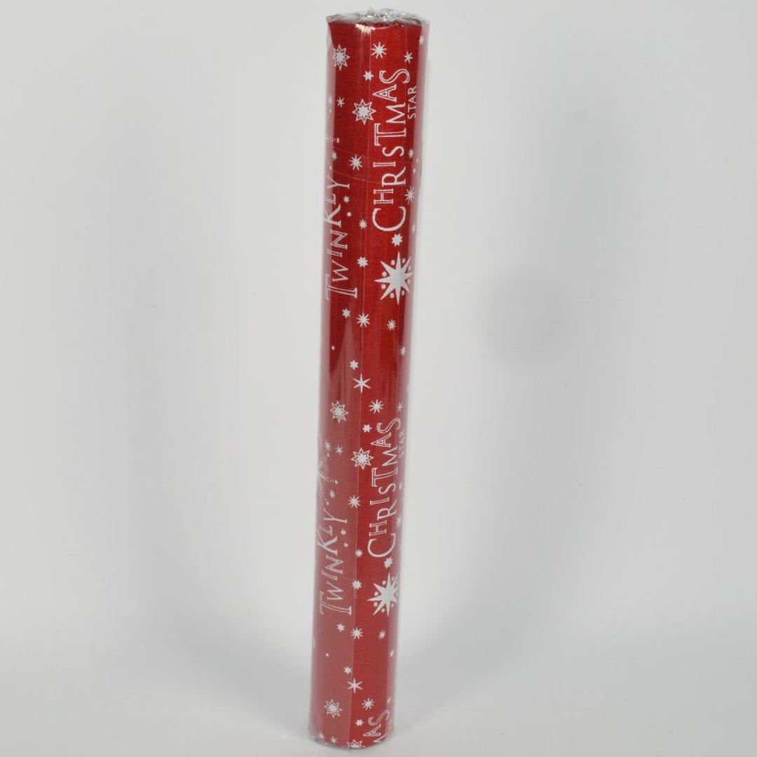 Υφασμα Διακοσμητικό Χριστουγεννιάτικο Κόκκινο 36X270cm 1Τεμ. Art. HJ2017 1580 36 Welkhome