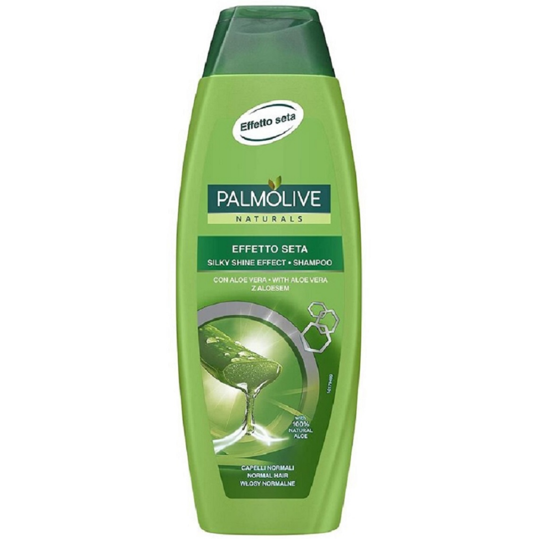 Palmolive Σαμπουάν 350ml Shampoo Silky Shine Effect για Μεταξένια Λάμψη με Αλόη για κανονικά μαλλιά