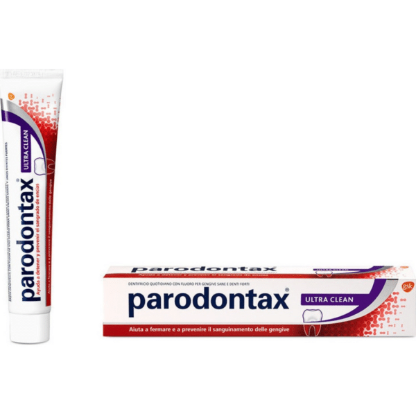 Parodontax Fluoride Ultra Clean για Ούλα που Αιμοραγούν 75ml Οδοντόκρεμα..