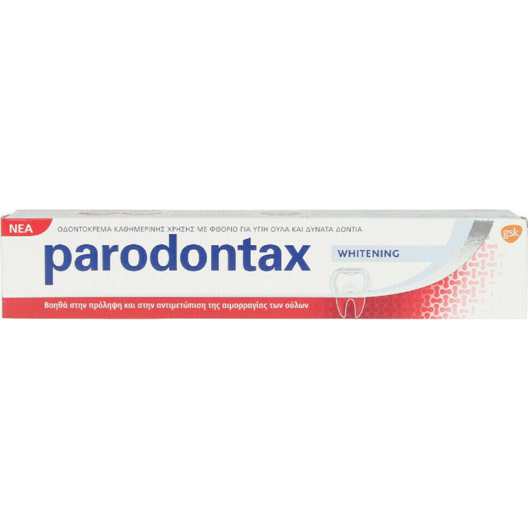 Parodontax Whitening Toothpaste για Ούλα που Αιμοραγούν 75ml Οδοντόκρεμα