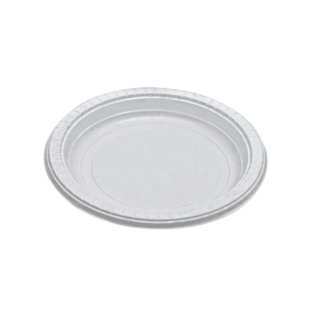 Πιάτο PP Πλαστικό Λευκό 17cm 50τμχ