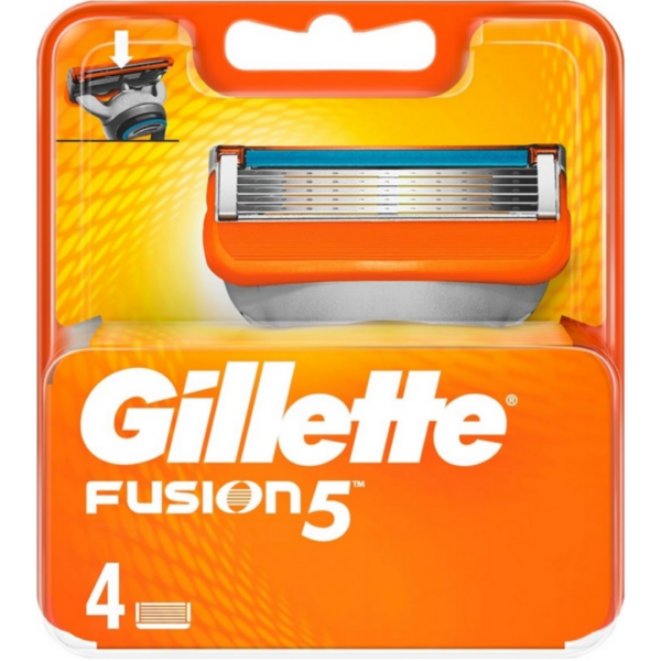Gillette Fusion 5 Ανταλλακτικά Ξυριστικής Μηχανής 4τμχ