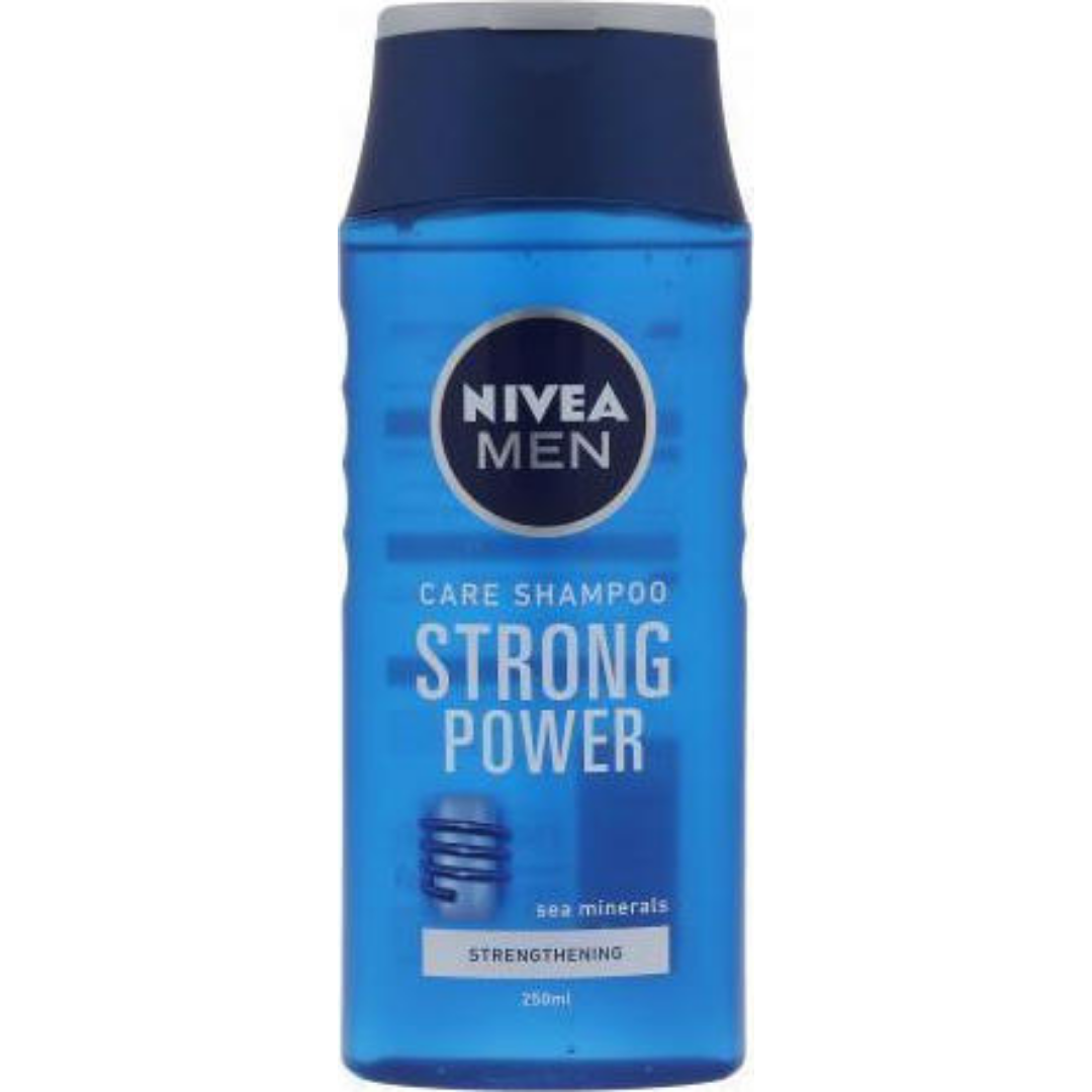 Nivea Men Strong Power Σαμπουάν 250 ml για Άνδρες