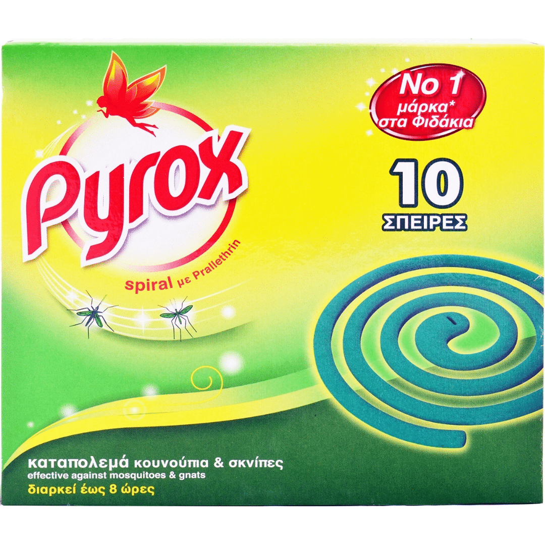 Pyrox Φιδάκι για Κουνούπια 10 σπείρες