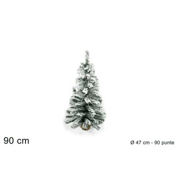 Δέντρο Χιονισμένο Πράσινο Χριστουγεννιάτικο 90cm Φ47 Welkhome