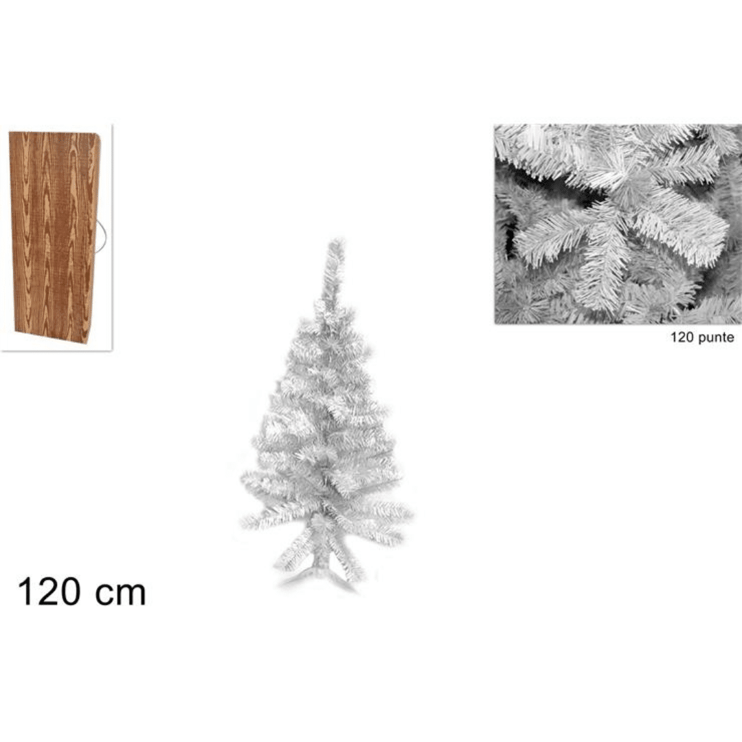 Δέντρο Χριστουγεννιάτικο Λευκό 120cm ABETE Art.YJ110901 Welkhome
