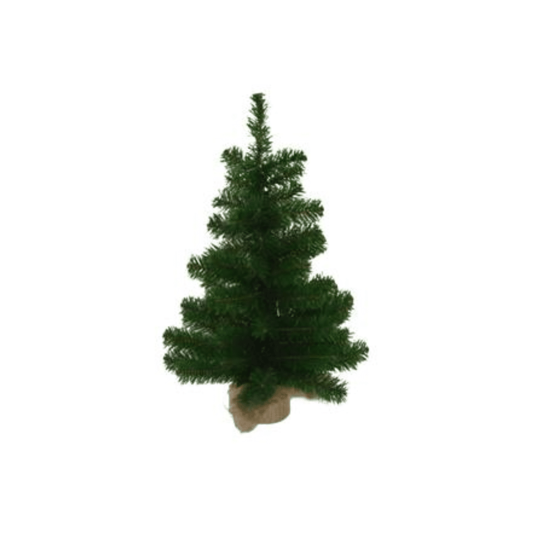 Δέντρο Χριστουγεννιάτικο με Βάση Σακί Χρώμα Πράσινο 60cm Welkhome