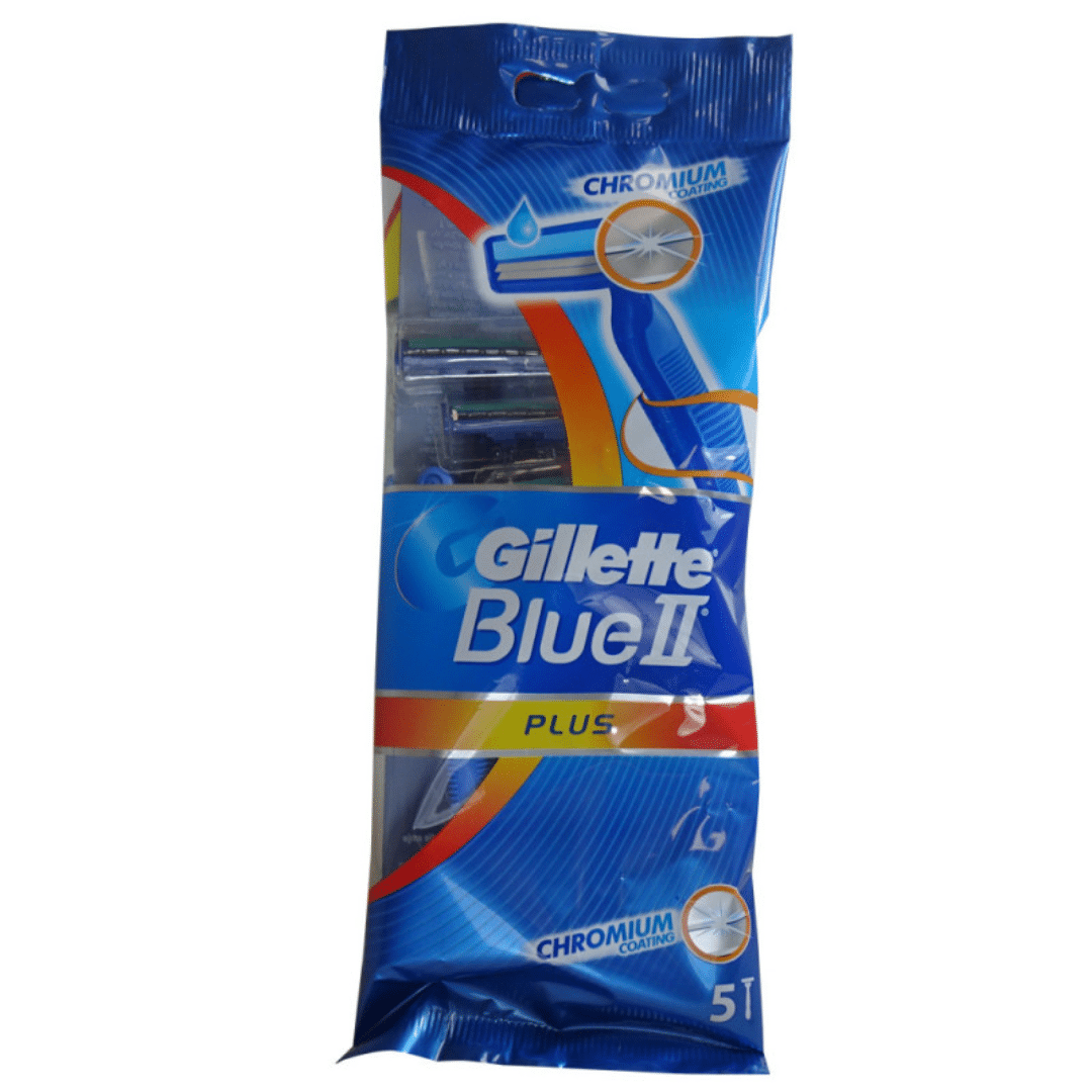 Gillette Blue Plus II Ξυραφάκια 2 Λεπίδων 5τεμ.