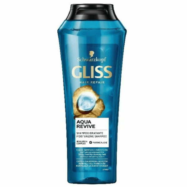 Schwarzkopf Gliss Shampoo 400ml Aqua Revive Σαμπουάν για Ενυδάτωση για Όλους τους Τύπους Μαλλιών