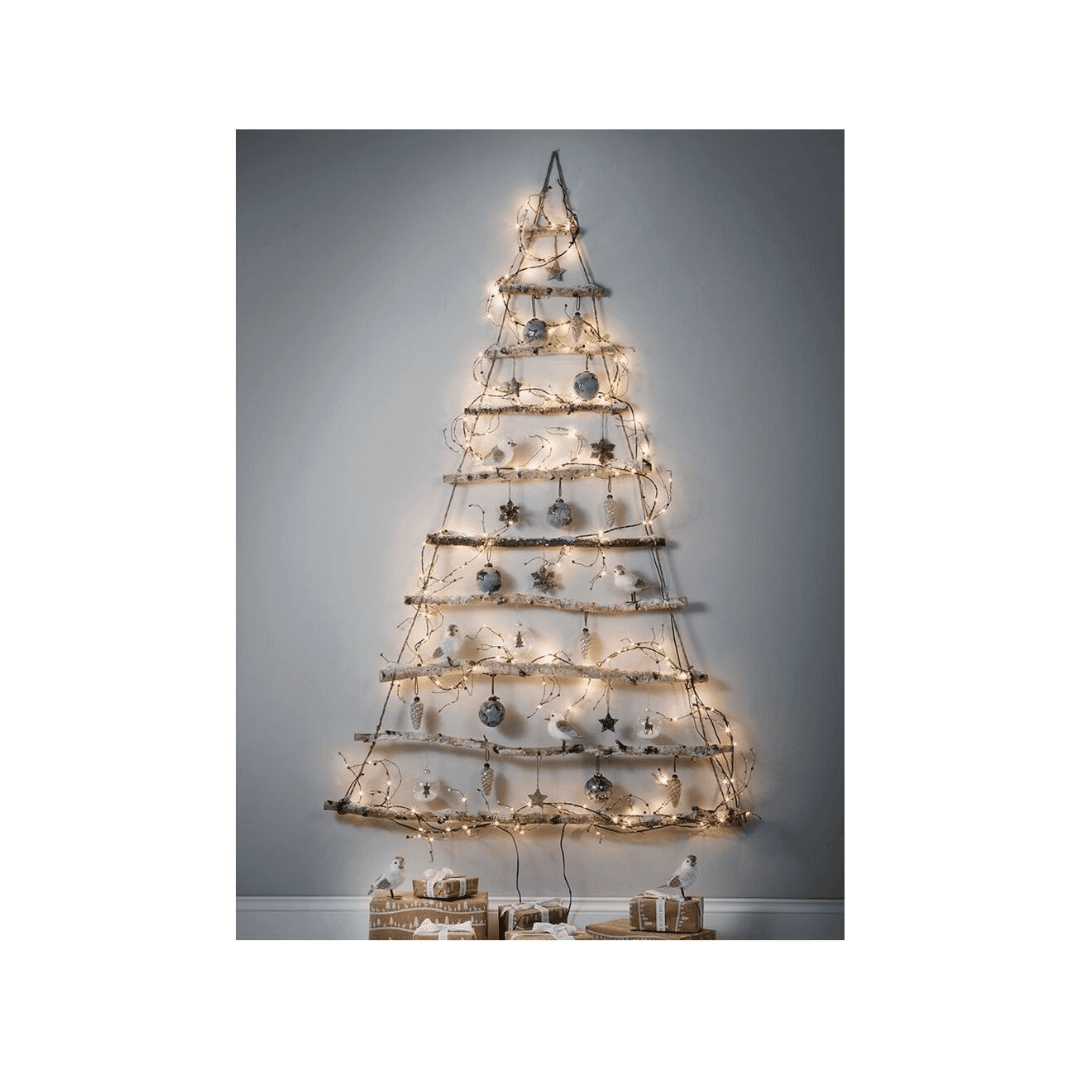 Χριστουγεννιάτικο Δέντρο από Φυσικό Ξύλο 90cm Vesti Casa