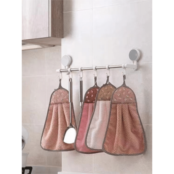 Πετσέτα Κουζίνας με Μικροίνες Κρεμαστή Καφέ Μπεζ 32x25cm TnS 39 950 2103 1