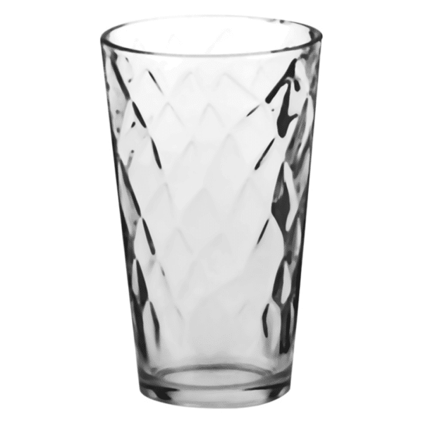 Ποτήρι Γυάλινο Διάφανο με Σχέδιο 450ml Σετ 3Τεμ. Tns 03 950 3463
