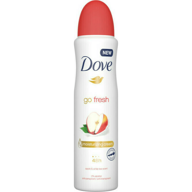Dove Spray 150ml Go Fresh 48h Deodorant Apple White Tea Αποσμητικά σώματος
