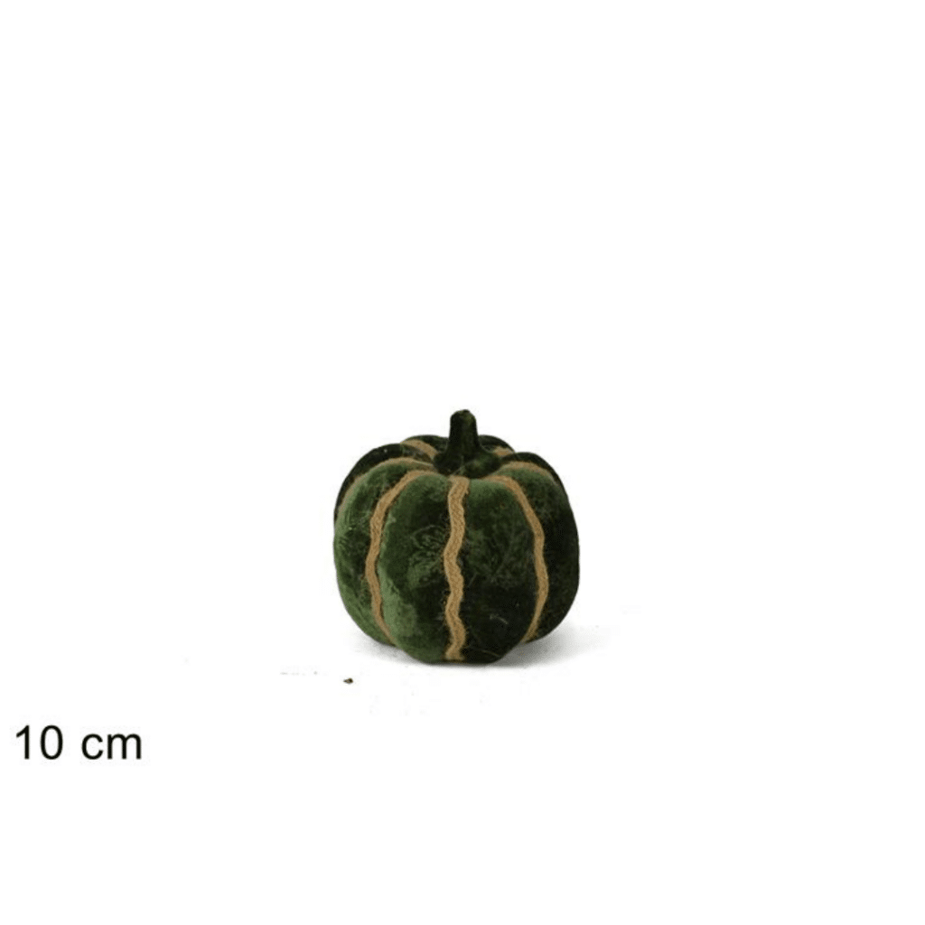 Κολοκύθα Υφασμάτινη Πράσινη 10cm Welkhome