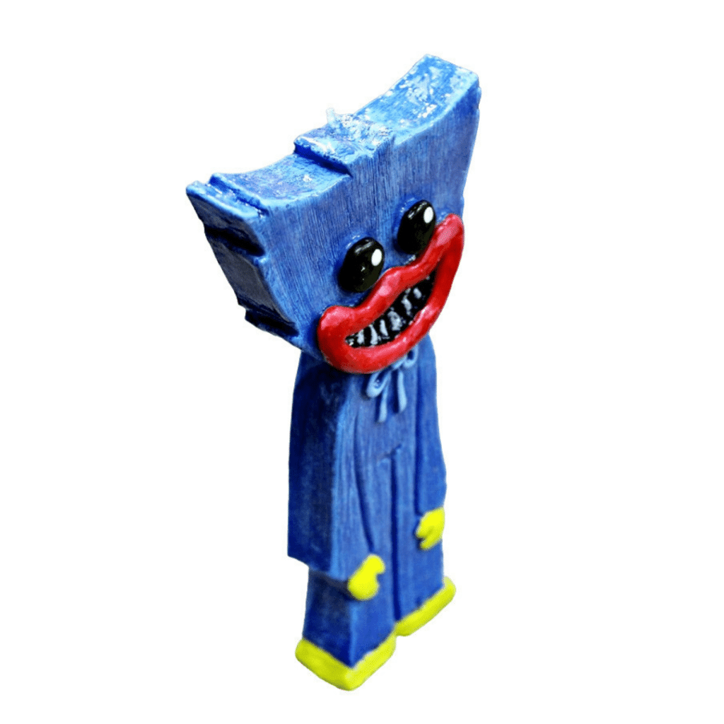 Λαμπάδα Πασχαλινή Χειροποίητη Gerakis χάγκι γουάγκι 3D μπλε 22x10x2.5cm 003145