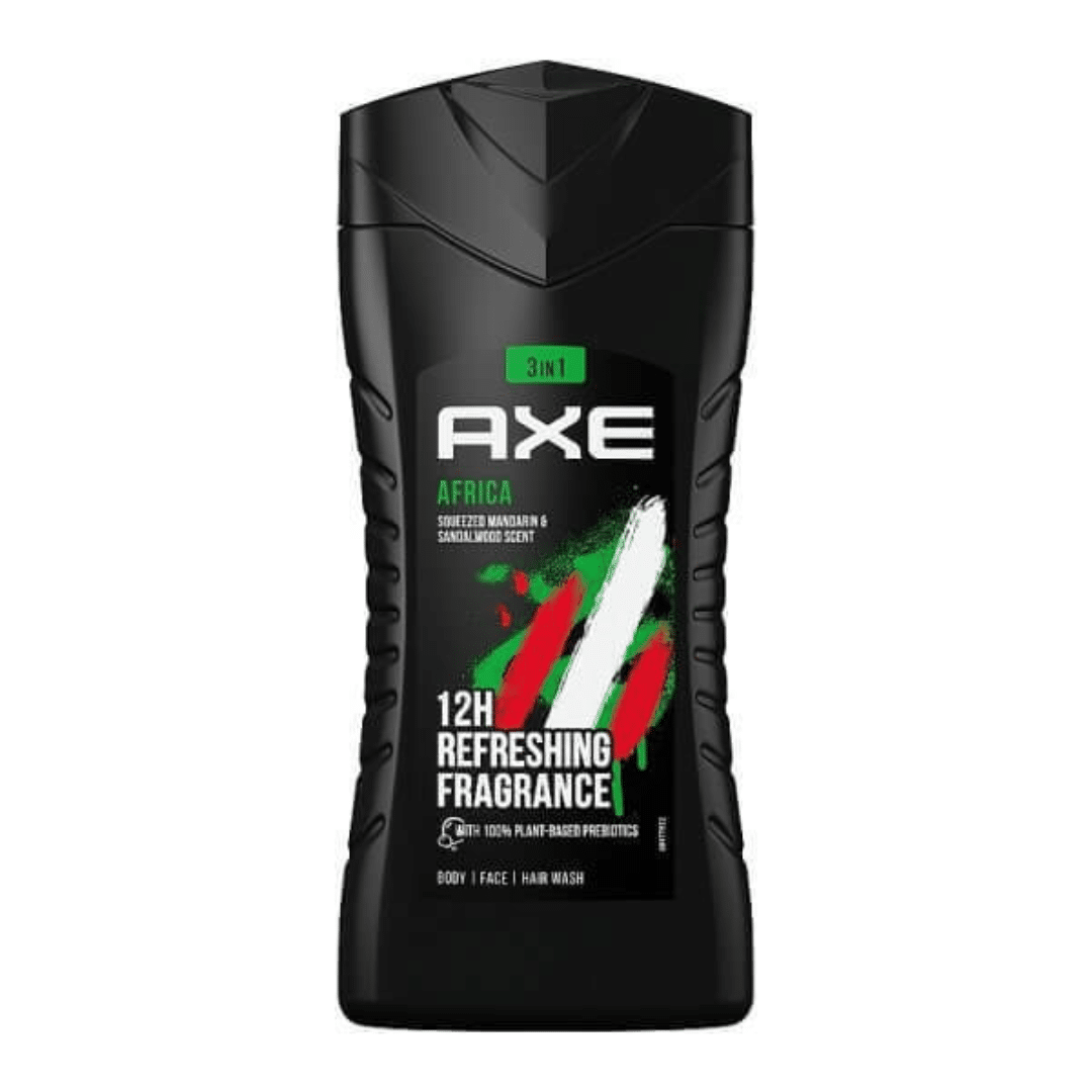 Axe Αφρόλουτρο 250ml Africa Shower Gel για Άνδρες για Μαλλιά & Σώμα 3in1