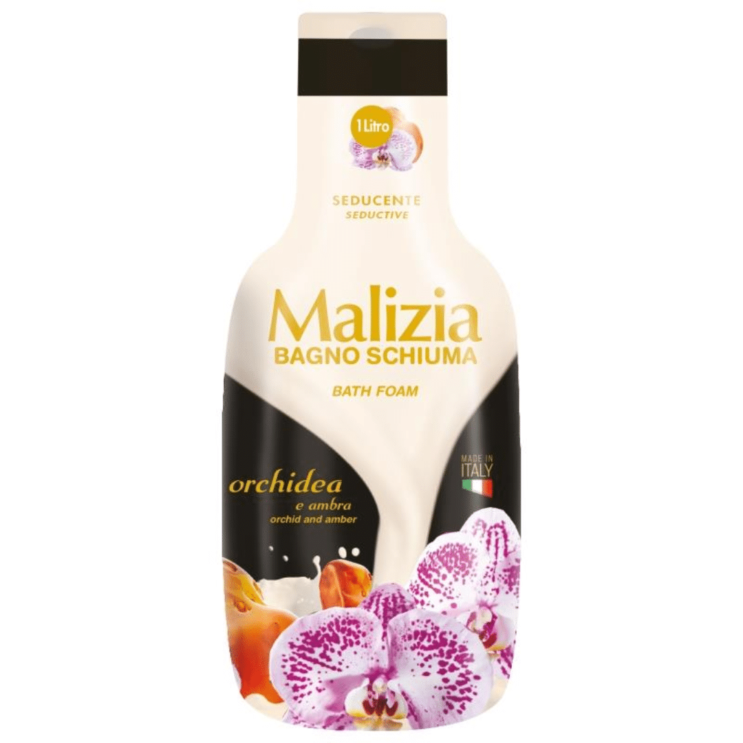 Malizia Bath Foam 1000ml Orchidea & Ambra Αφρόλουτρο