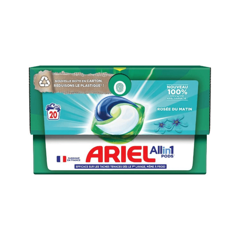 Ariel All In 1 Pods Κάψουλες 20τεμ Απορρυπαντικό Cool Clean Πλυντηρίου Ρούχων