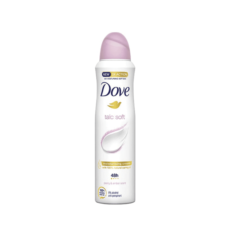 Dove Spray 150ml Αποσμητικά σώματος Talc Soft 48h