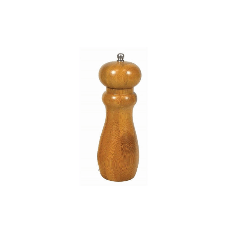 Μύλος Χειροκίνητος Πιπεριού Αλατιού Ξύλινος σε Καφέ Χρώμα 15cm Sidirela E 2054